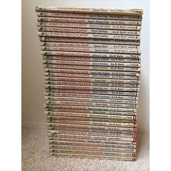 Mix Lot of 36 Vtg Baby-Sitters Little Sister Chapter Books Ann M Martin - Picture 1 of 14